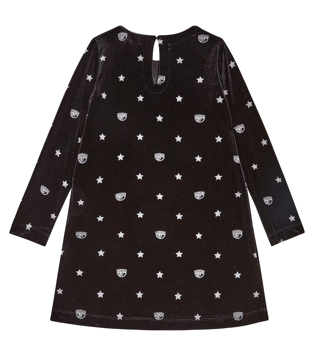 Embroidered chenille dress | Monnalisa