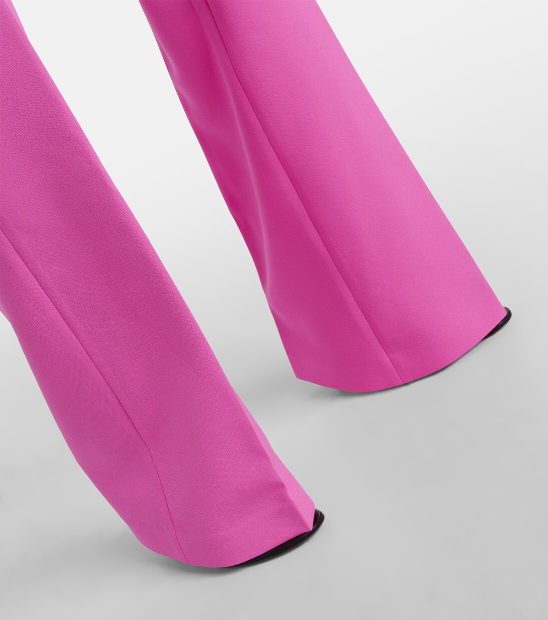 Pantalon évasé Alexa à taille haute en crêpe | Safiyaa