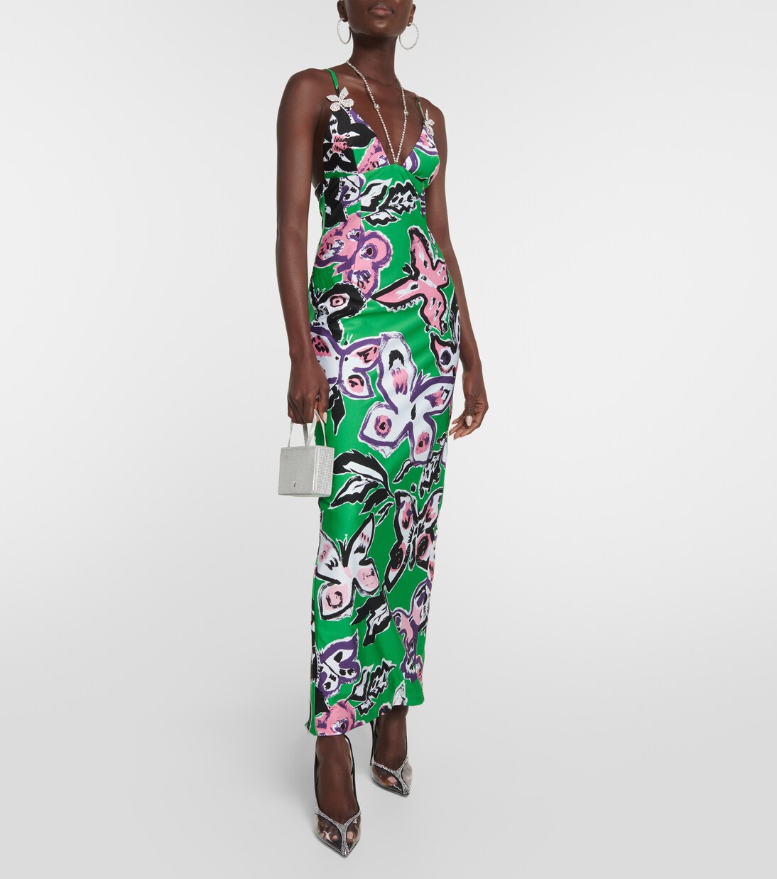 Robe longue imprimée à ornements | Area