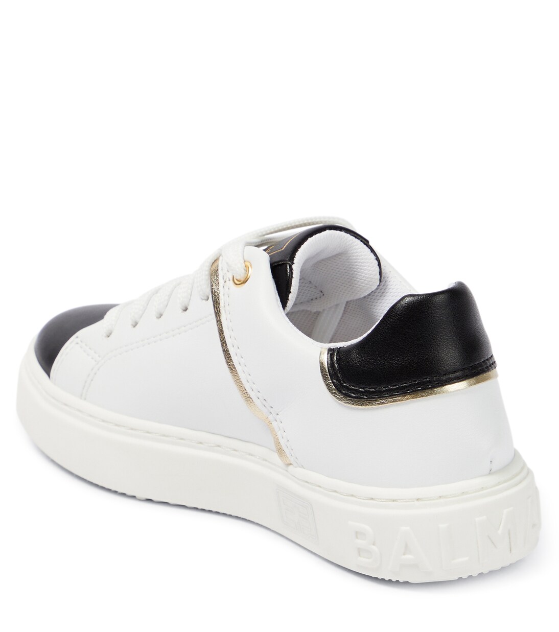 Leather sneakers | Balmain Kids