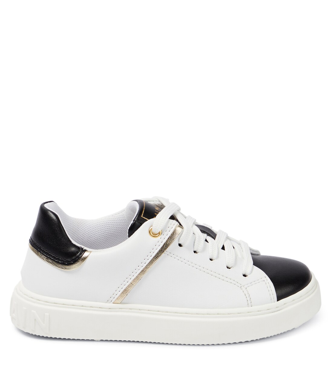 Leather sneakers | Balmain Kids
