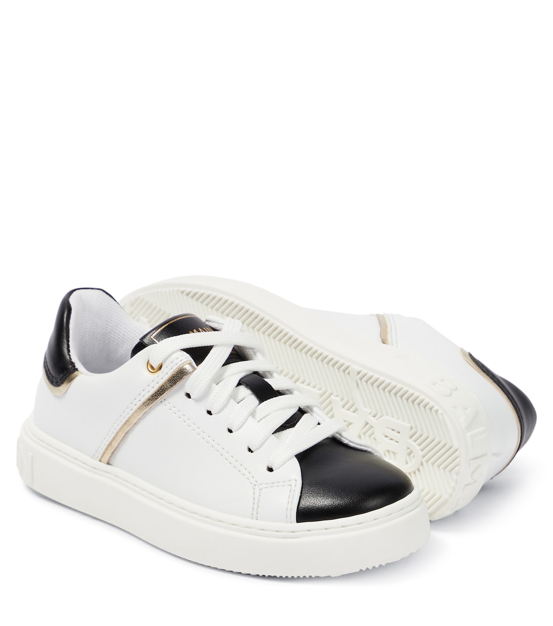 Leather sneakers | Balmain Kids