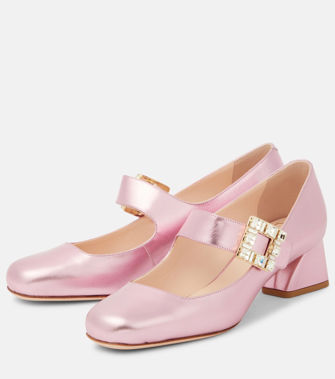 Escarpins Très Vivier en cuir métallisé | Roger Vivier