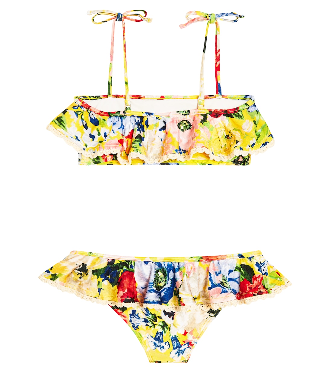 Alight ruffled floral bikini | Zimmermann Kids