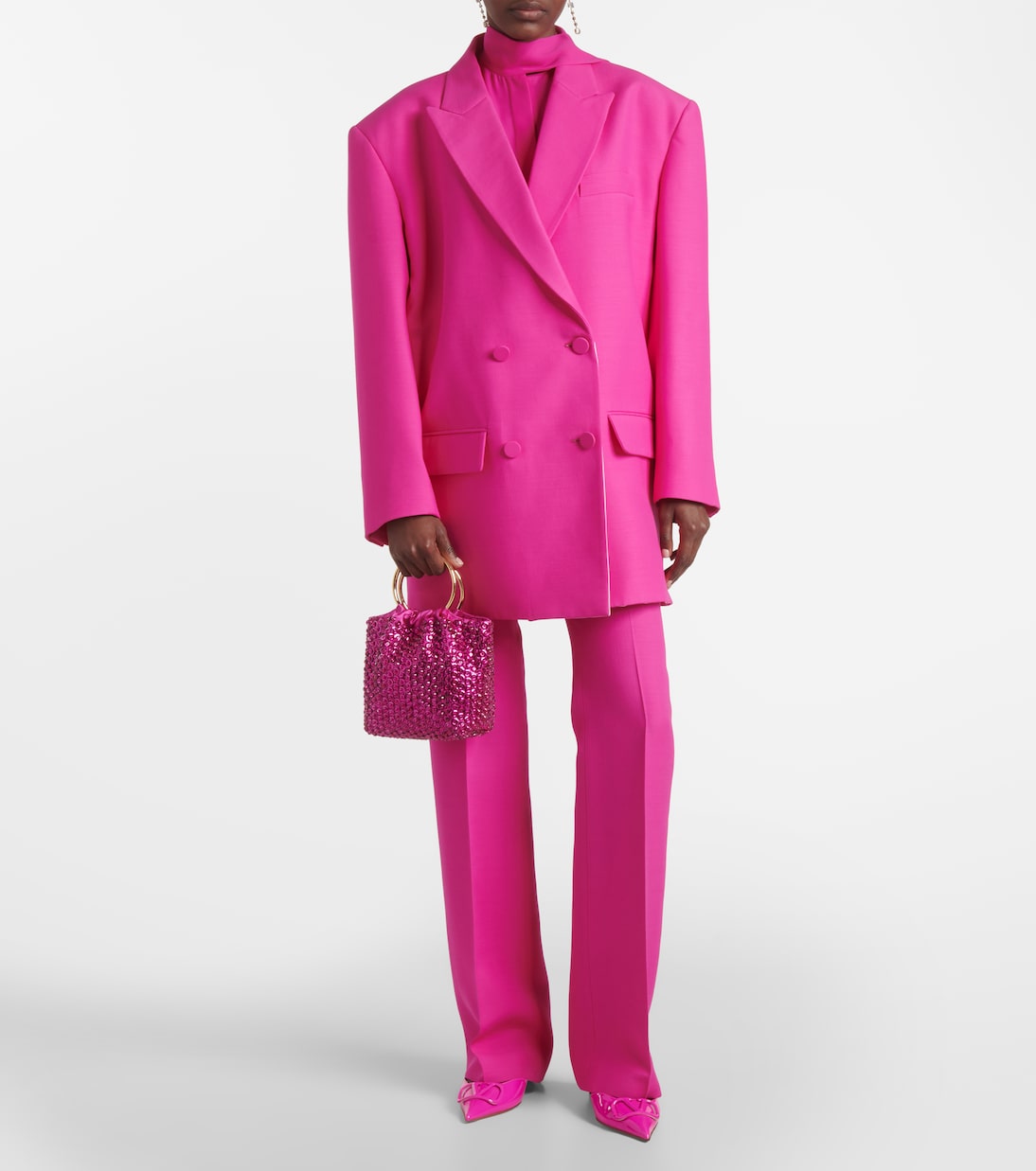 Carry Secrets Small embellished bucket bag | Valentino Garavani