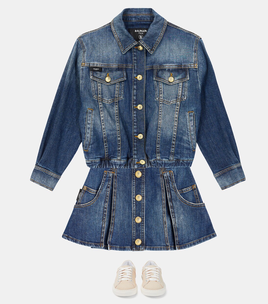 Denim jacket  | Balmain Kids