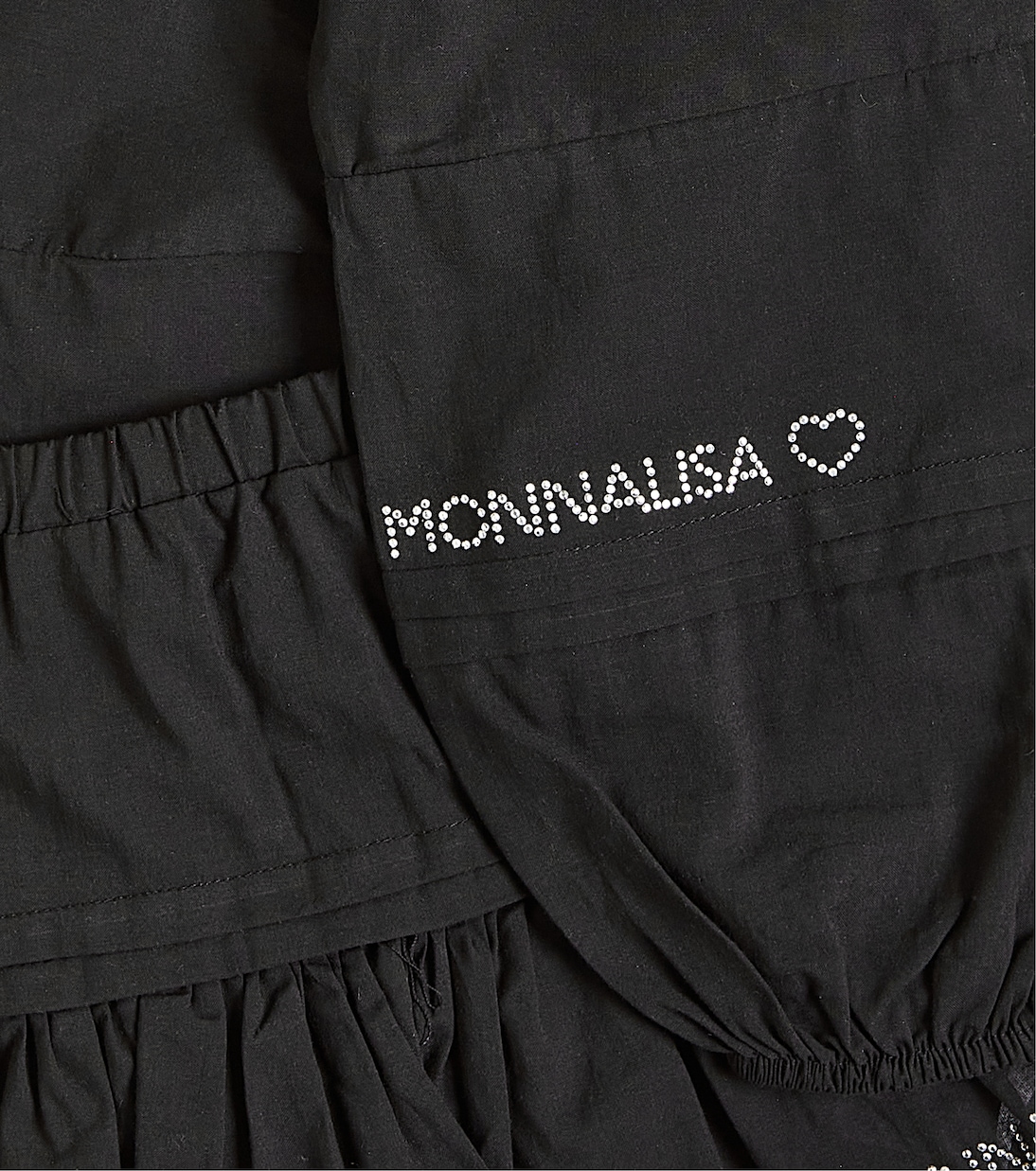 Cotton top and skirt set | Monnalisa