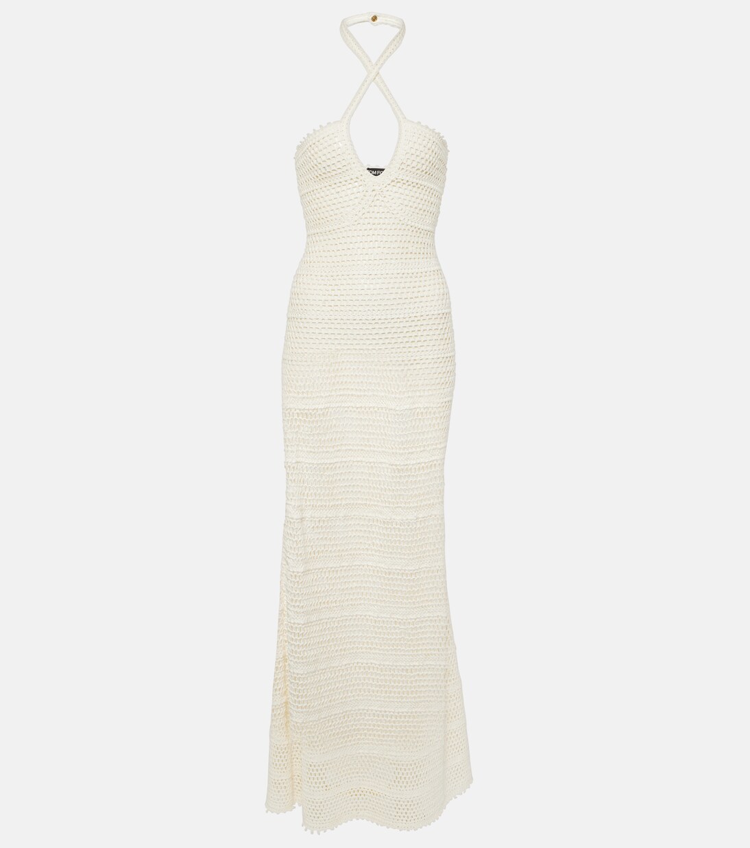 Robe longue en crochet | Tom Ford