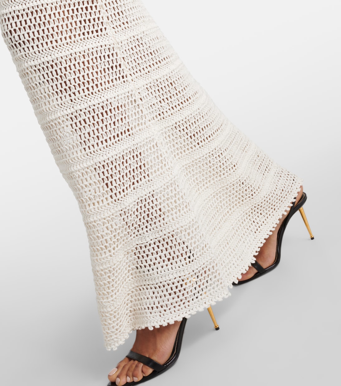 Robe longue en crochet | Tom Ford