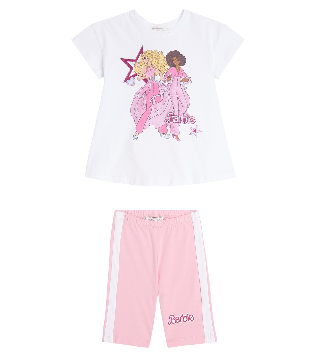 X Barbie® Set aus T-Shirt und Shorts | Monnalisa