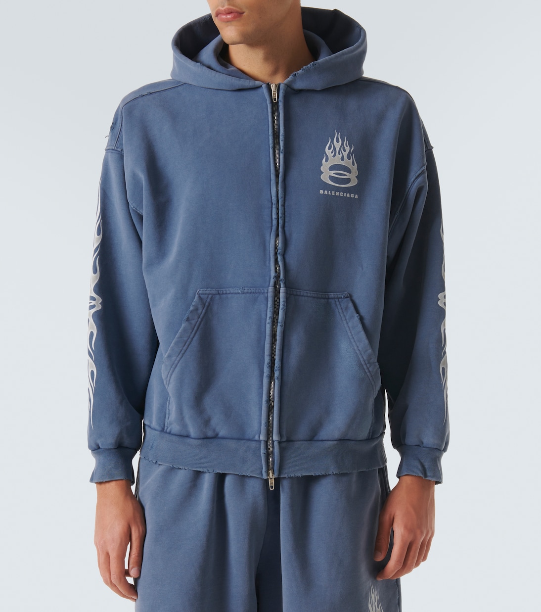 Kapuzenjacke Burning Unity aus Baumwolle | Balenciaga