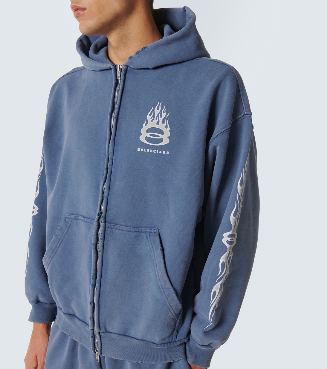 Kapuzenjacke Burning Unity aus Baumwolle | Balenciaga