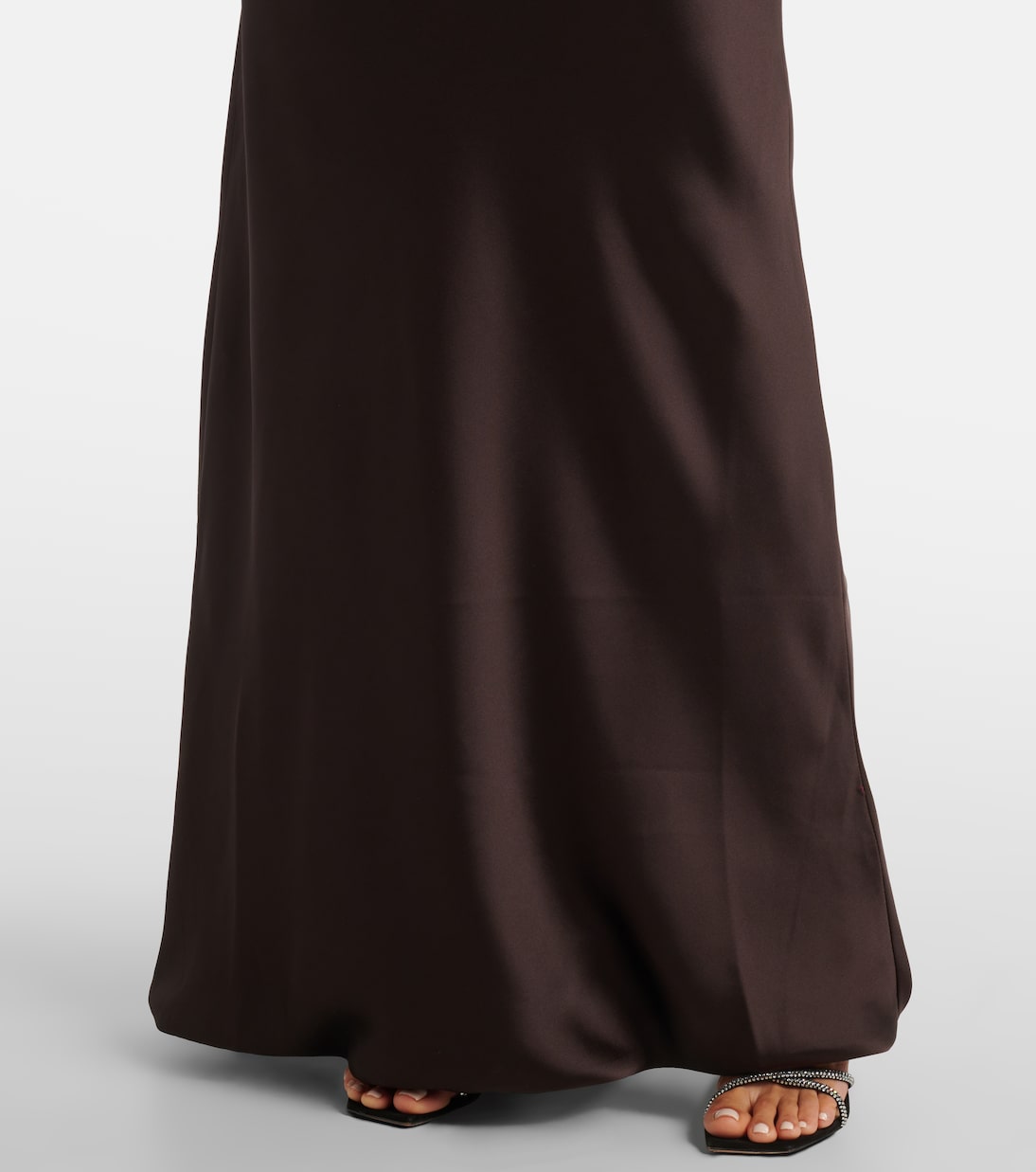 Crêpe satin gown | Norma Kamali