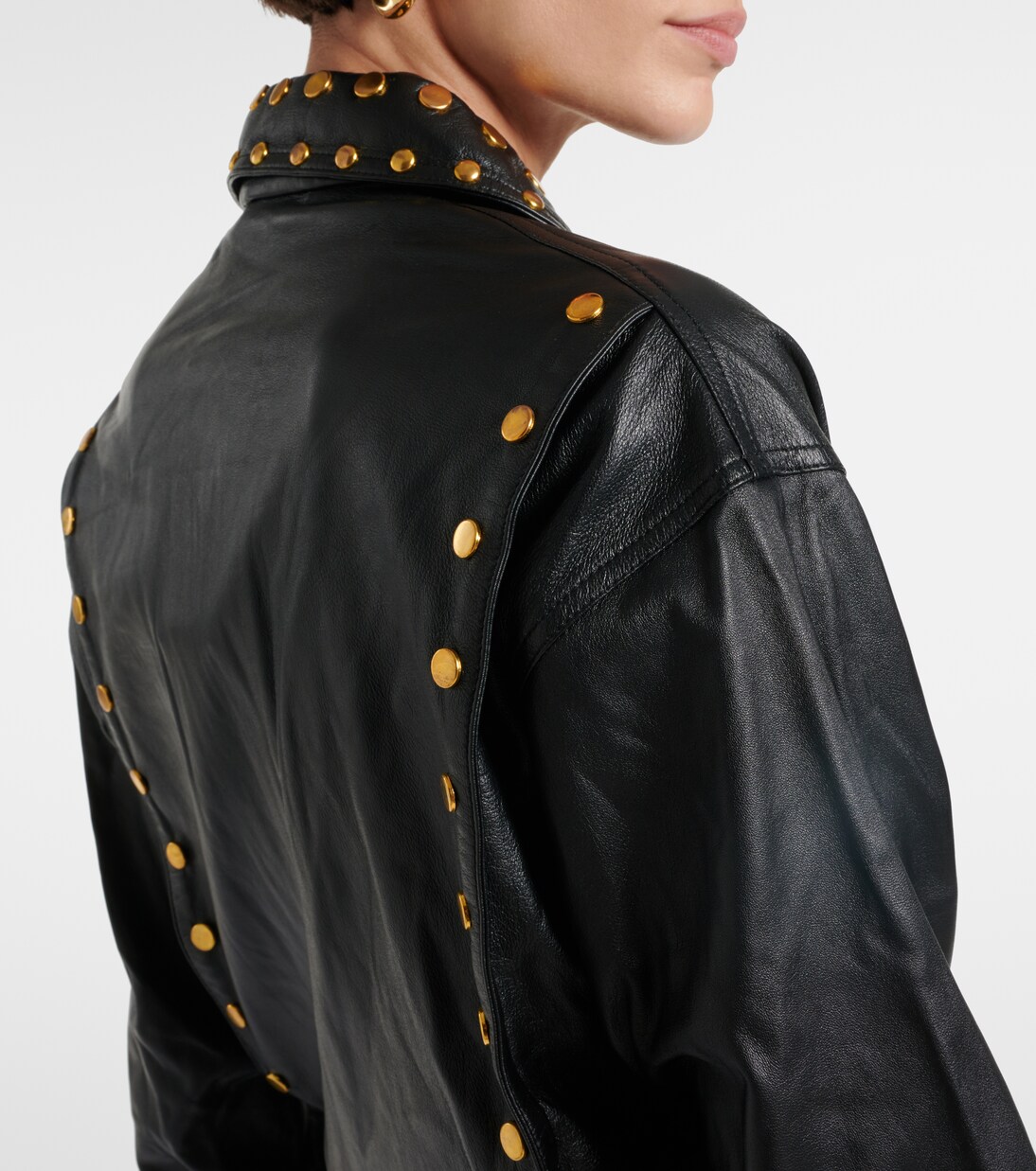 Studded leather jumpsuit | Dodo Bar Or