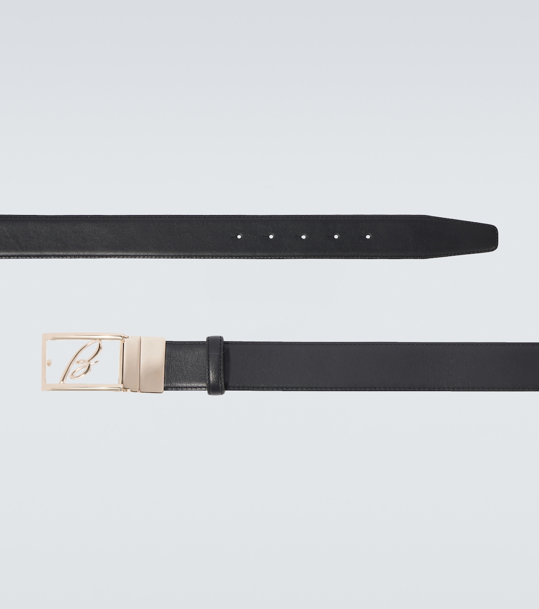 Logo leather belt | Brioni