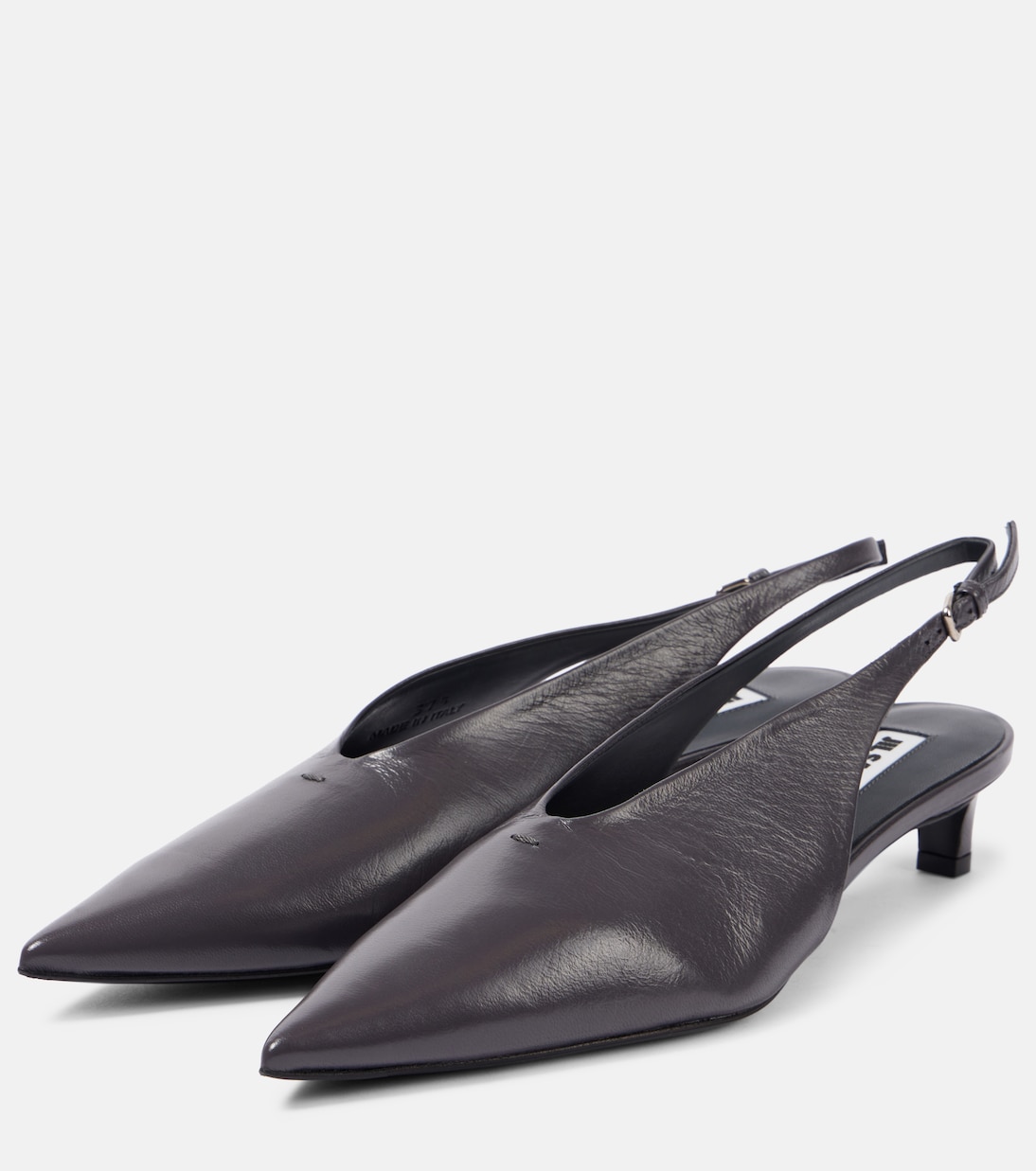 Slingback-Pumps aus Leder | Jil Sander