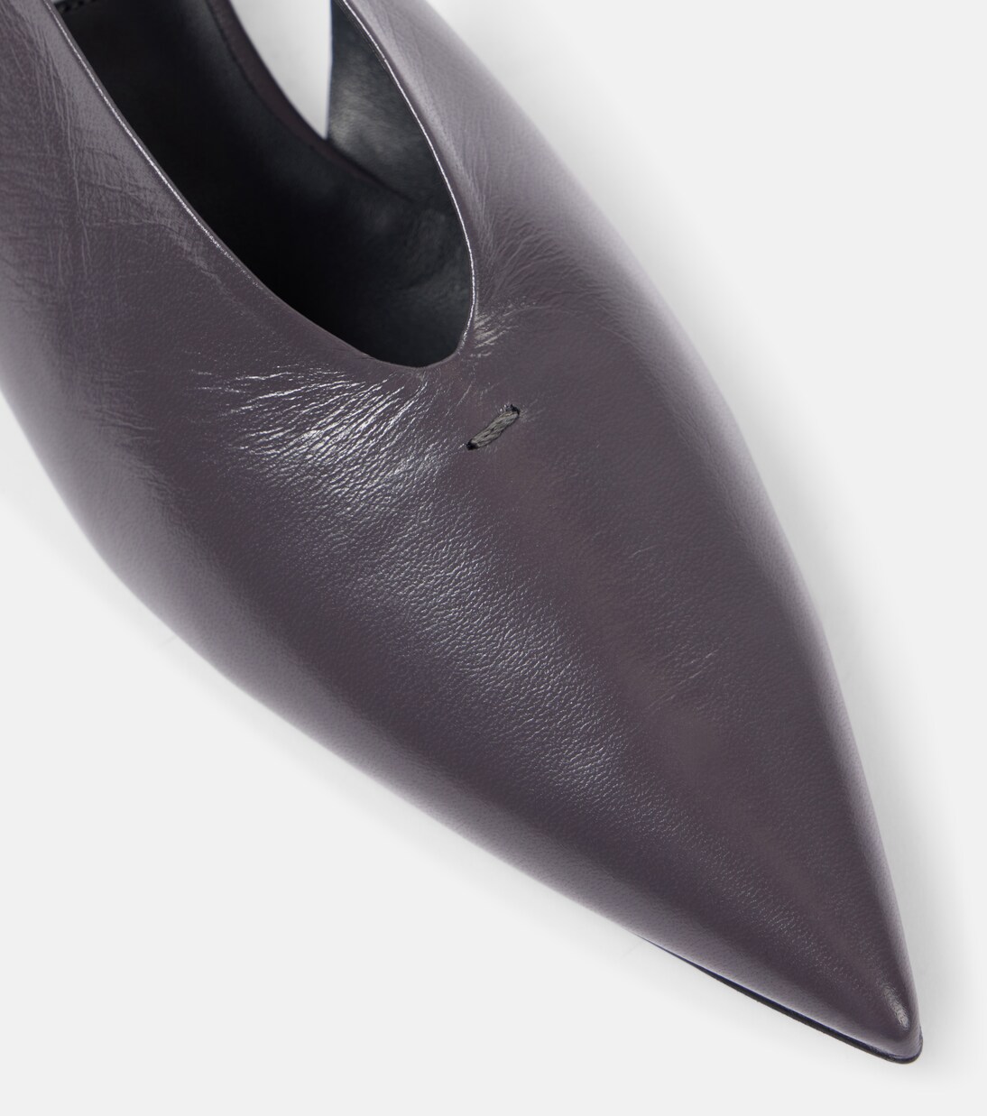 Slingback-Pumps aus Leder | Jil Sander