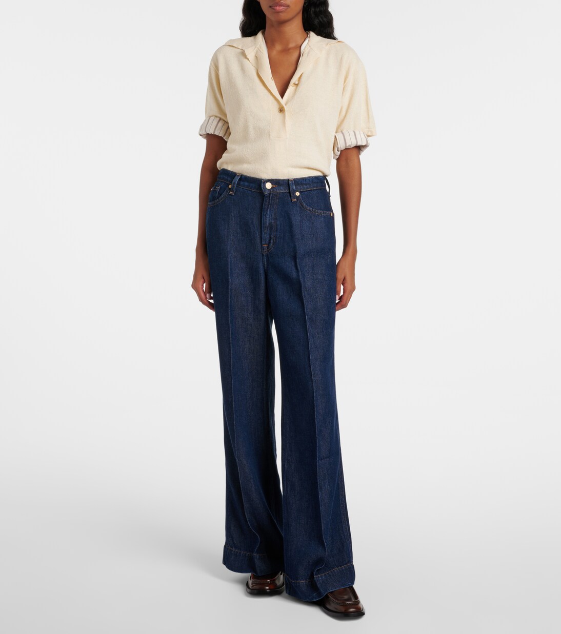 High-Rise Flared Jeans | 7 For All Mankind