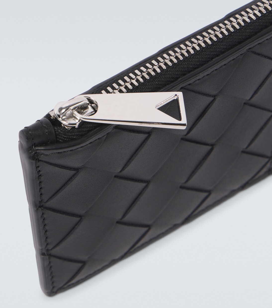 Intrecciato zip-up leather card case | Bottega Veneta