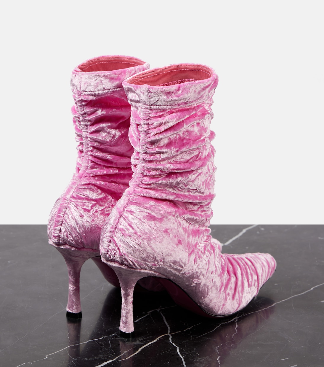 Ankle Boots Lotta 85 aus Samt | Jimmy Choo