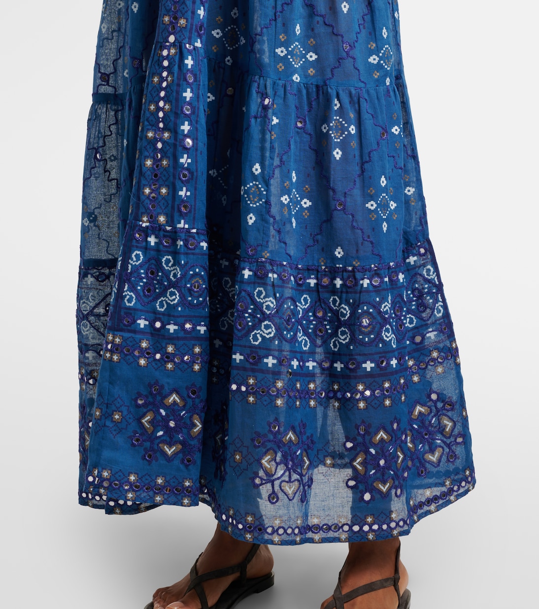 Bedruckter Kaftan Mosaic aus Baumwolle | Juliet Dunn