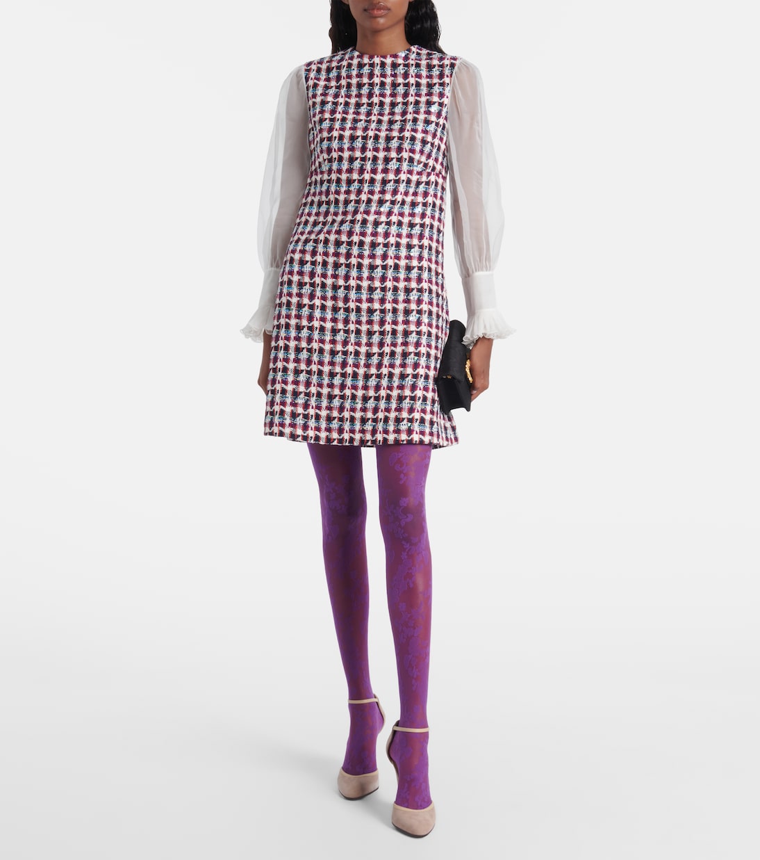 Collants en dentelle à fleurs | Valentino