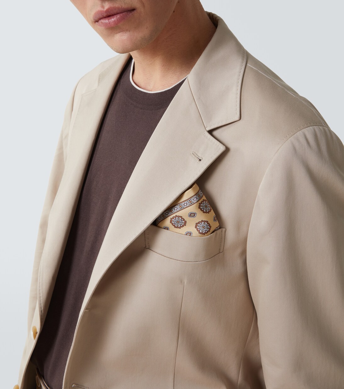 Cotton and cashmere suit | Brunello Cucinelli