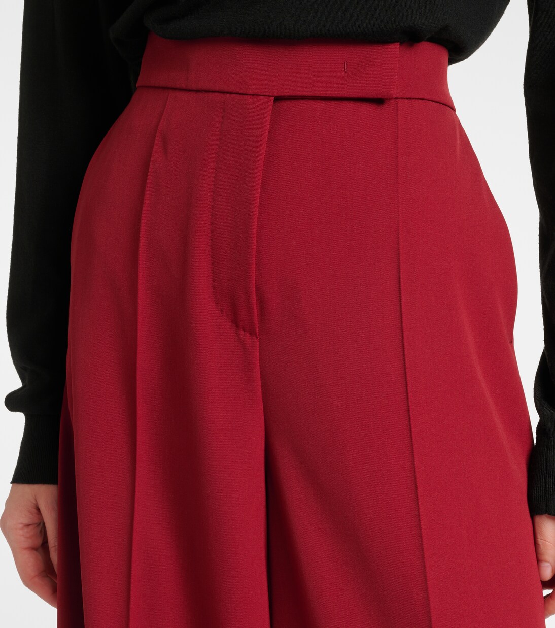 Palazzo-Hose Ninfa aus Schurwolle | Max Mara