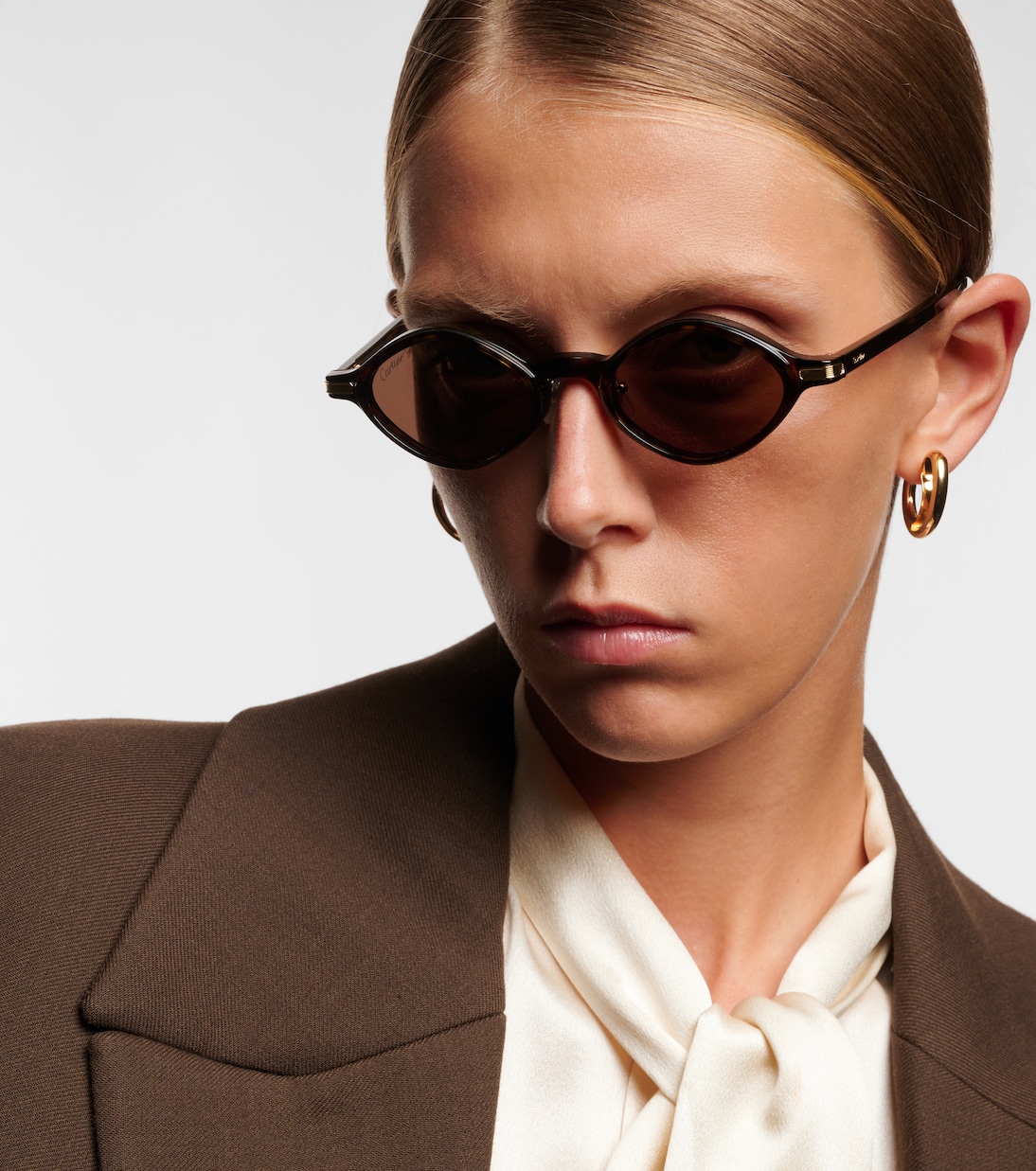 Occhiali da sole ovali Première De Cartier | Cartier Eyewear Collection