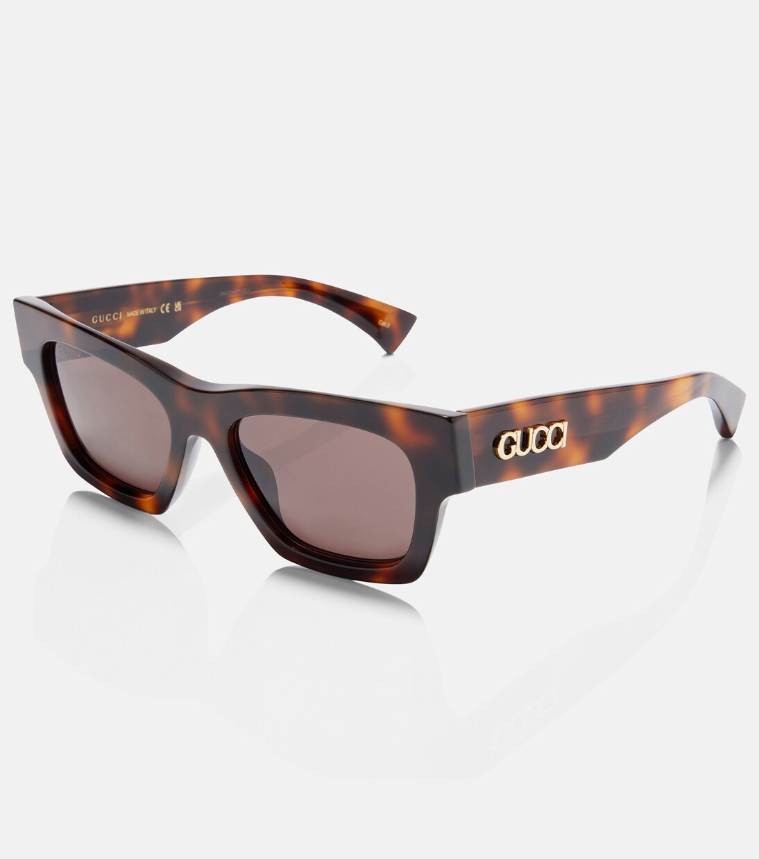Lettering square sunglasses | Gucci