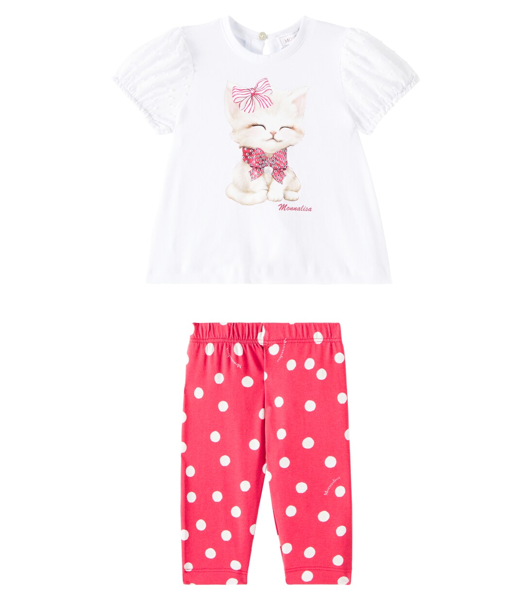 Bebé - set de camisa y pantalones de jersey | Monnalisa