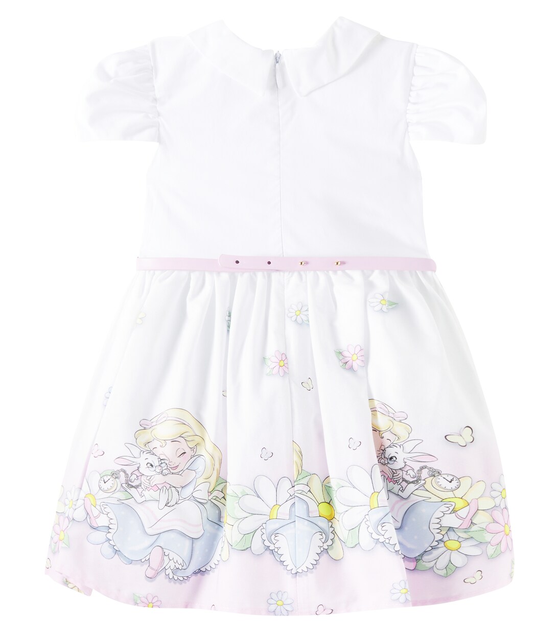 x Disney® baby printed cotton dress | Monnalisa