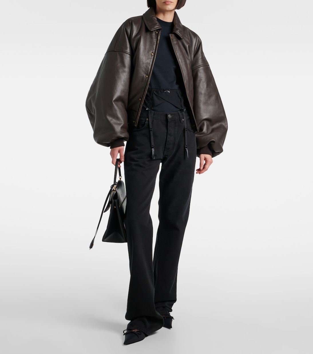 Veste Round Taxi en cuir | Balenciaga