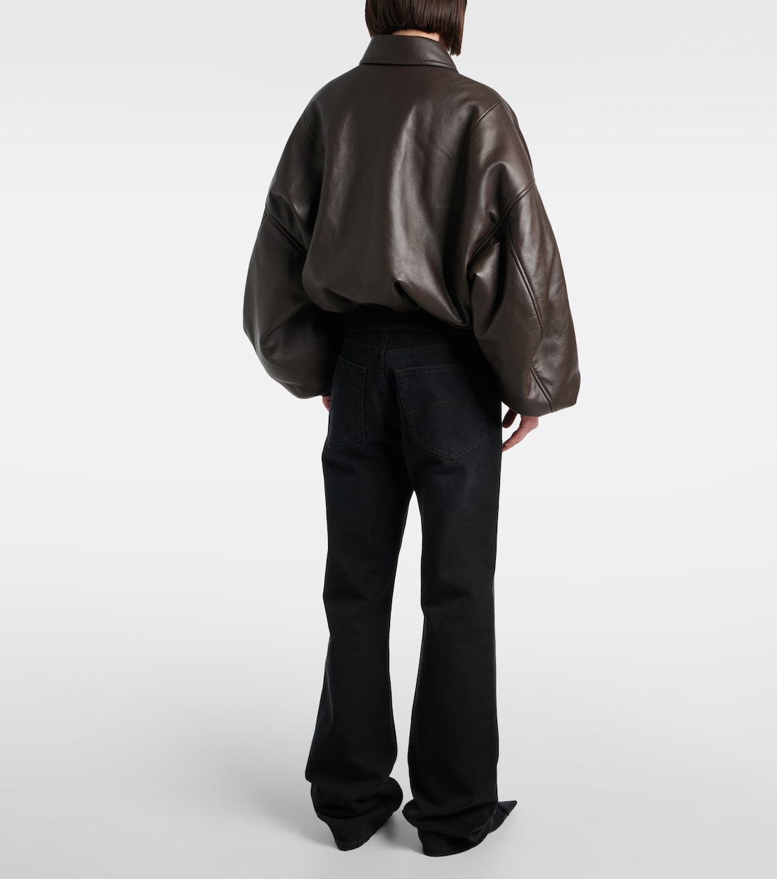 Veste Round Taxi en cuir | Balenciaga