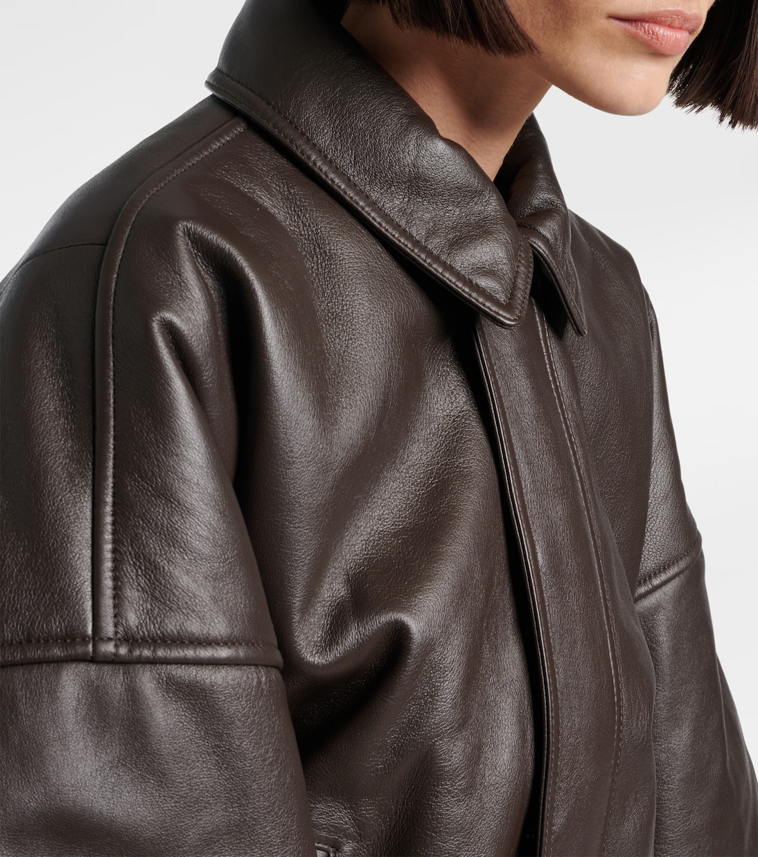 Veste Round Taxi en cuir | Balenciaga