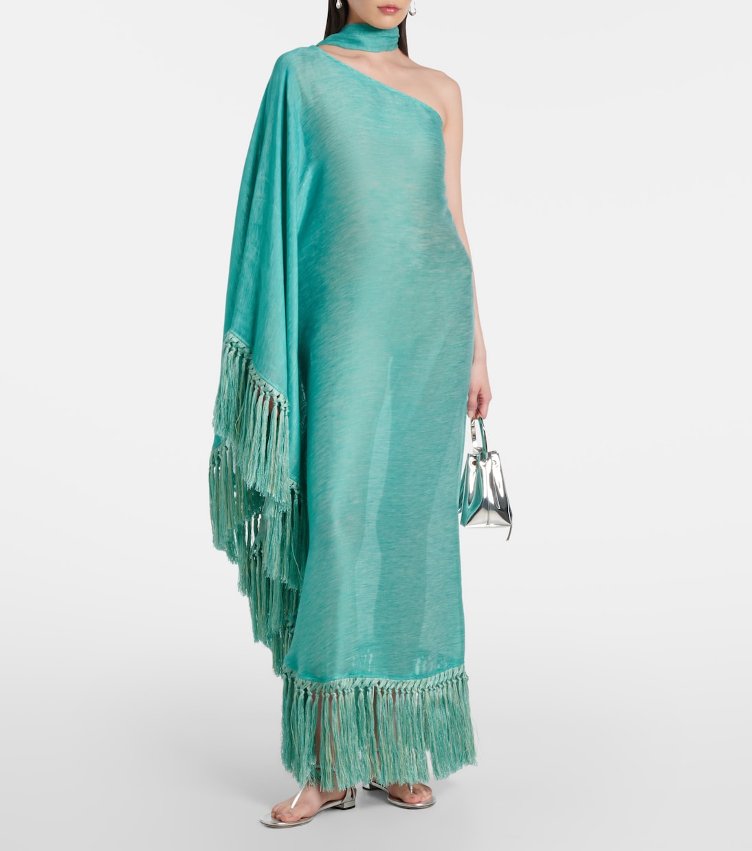 Robe longue Arno en lin mélangé  | Taller Marmo