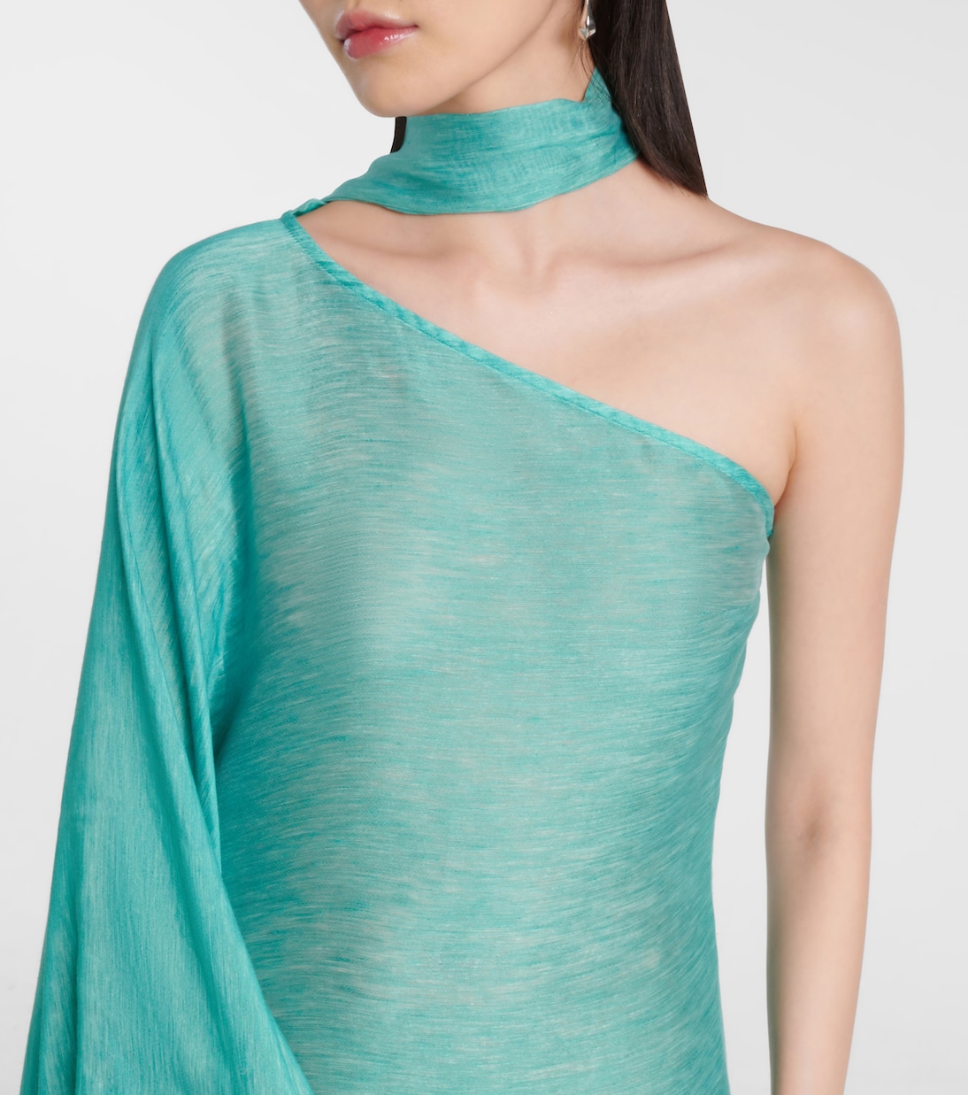 Robe longue Arno en lin mélangé  | Taller Marmo