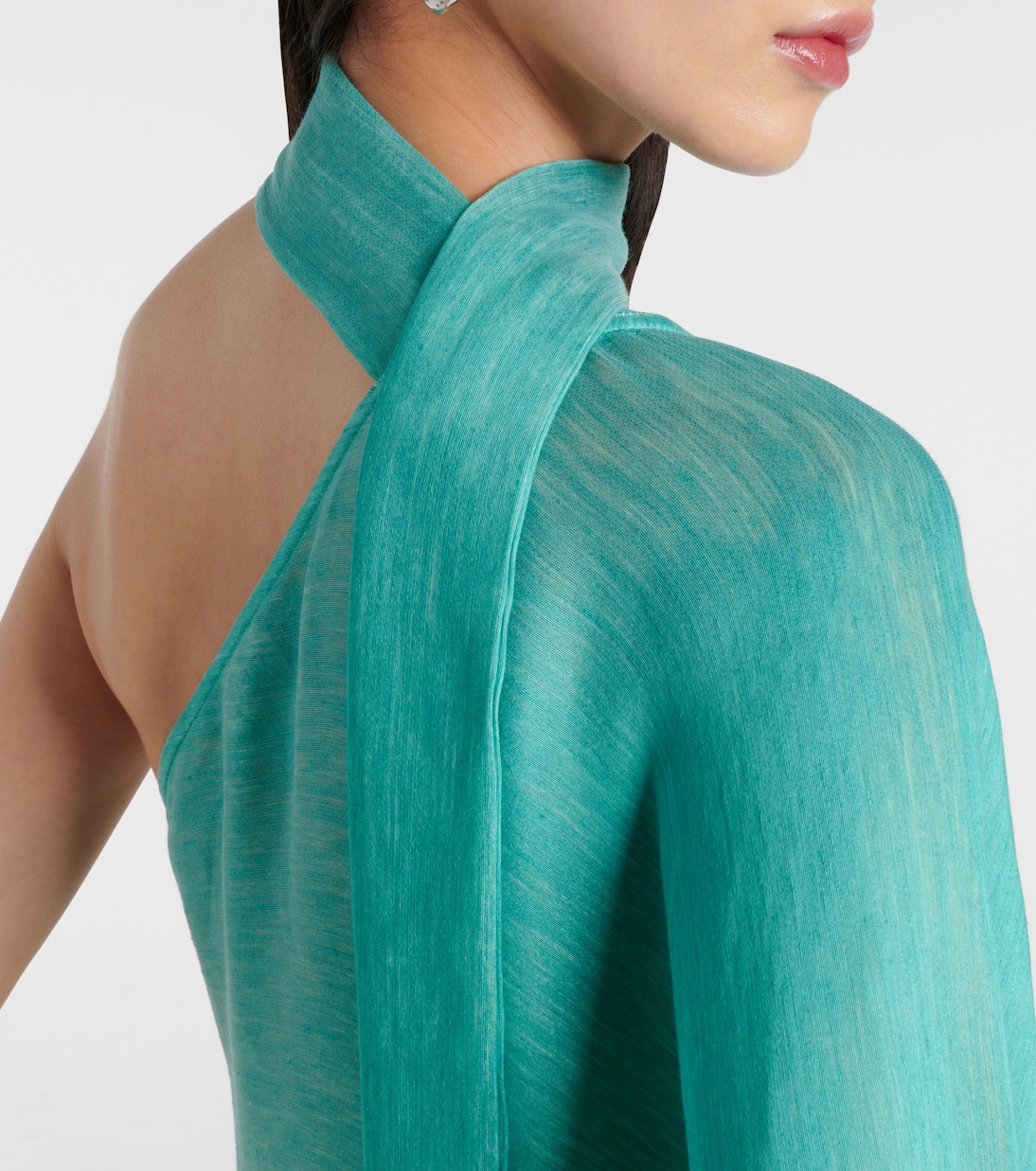 Robe longue Arno en lin mélangé  | Taller Marmo