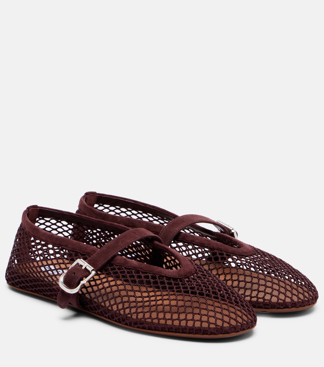 Ballerine fishnet Mary Jane flats | Alaïa