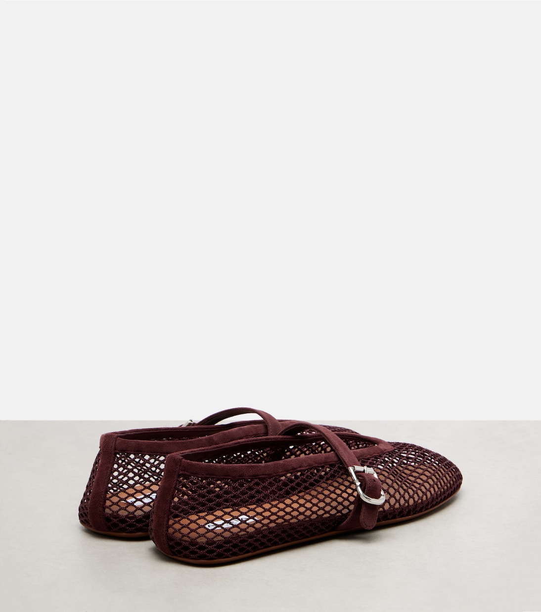 Ballerine fishnet Mary Jane flats | Alaïa