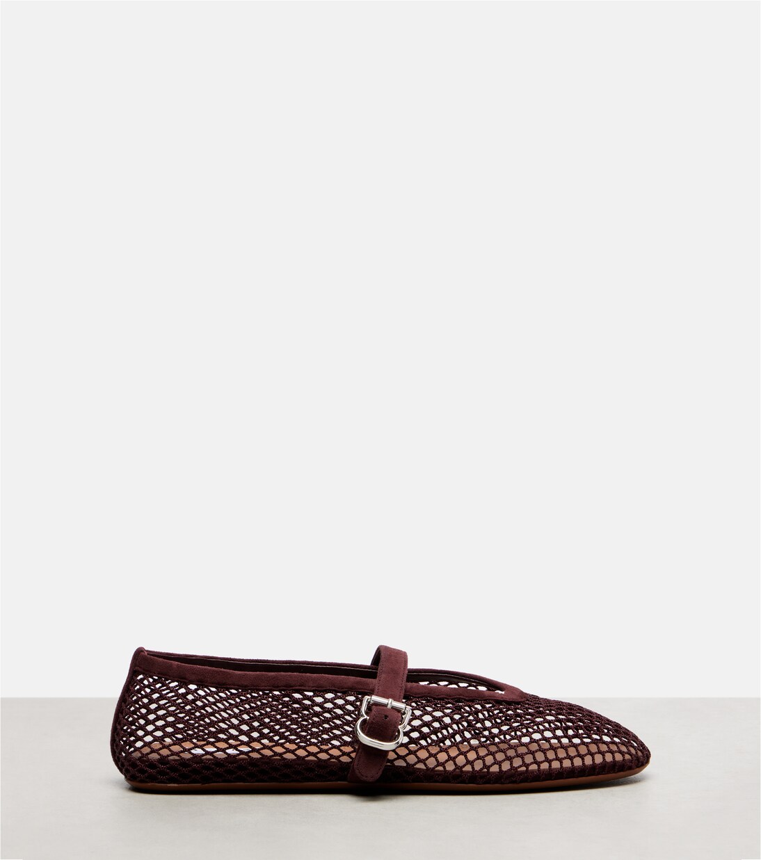 Ballerine fishnet Mary Jane flats | Alaïa