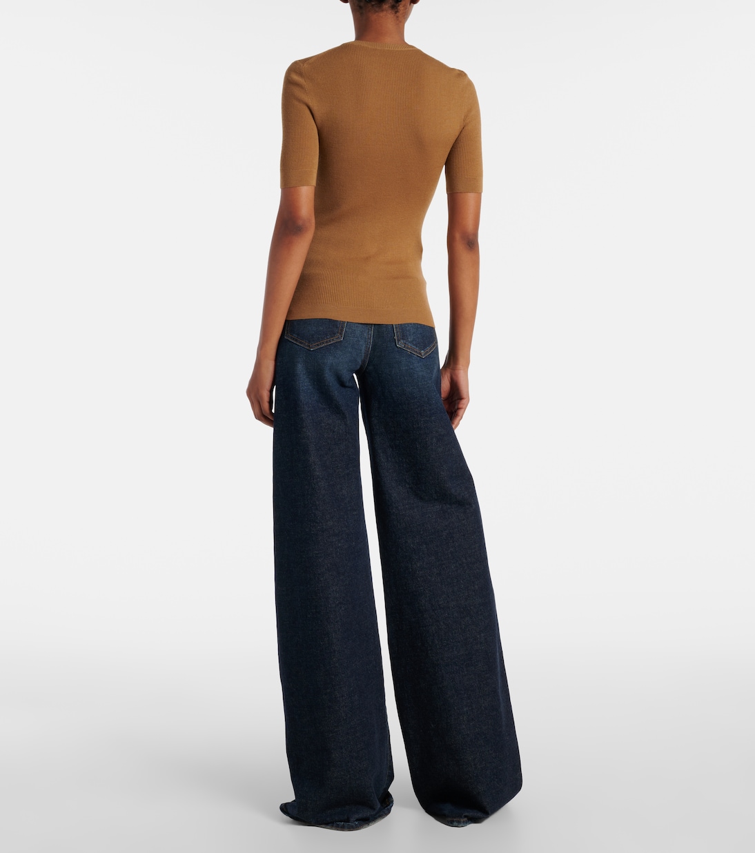 Celina ribbed-knit wool-blend top | Khaite