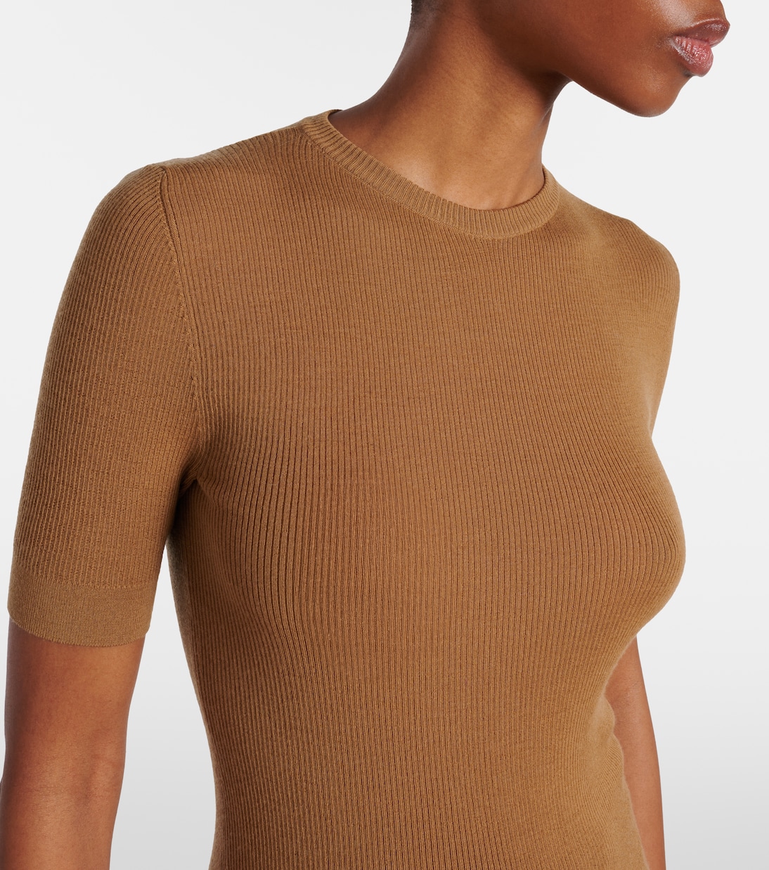 Celina ribbed-knit wool-blend top | Khaite