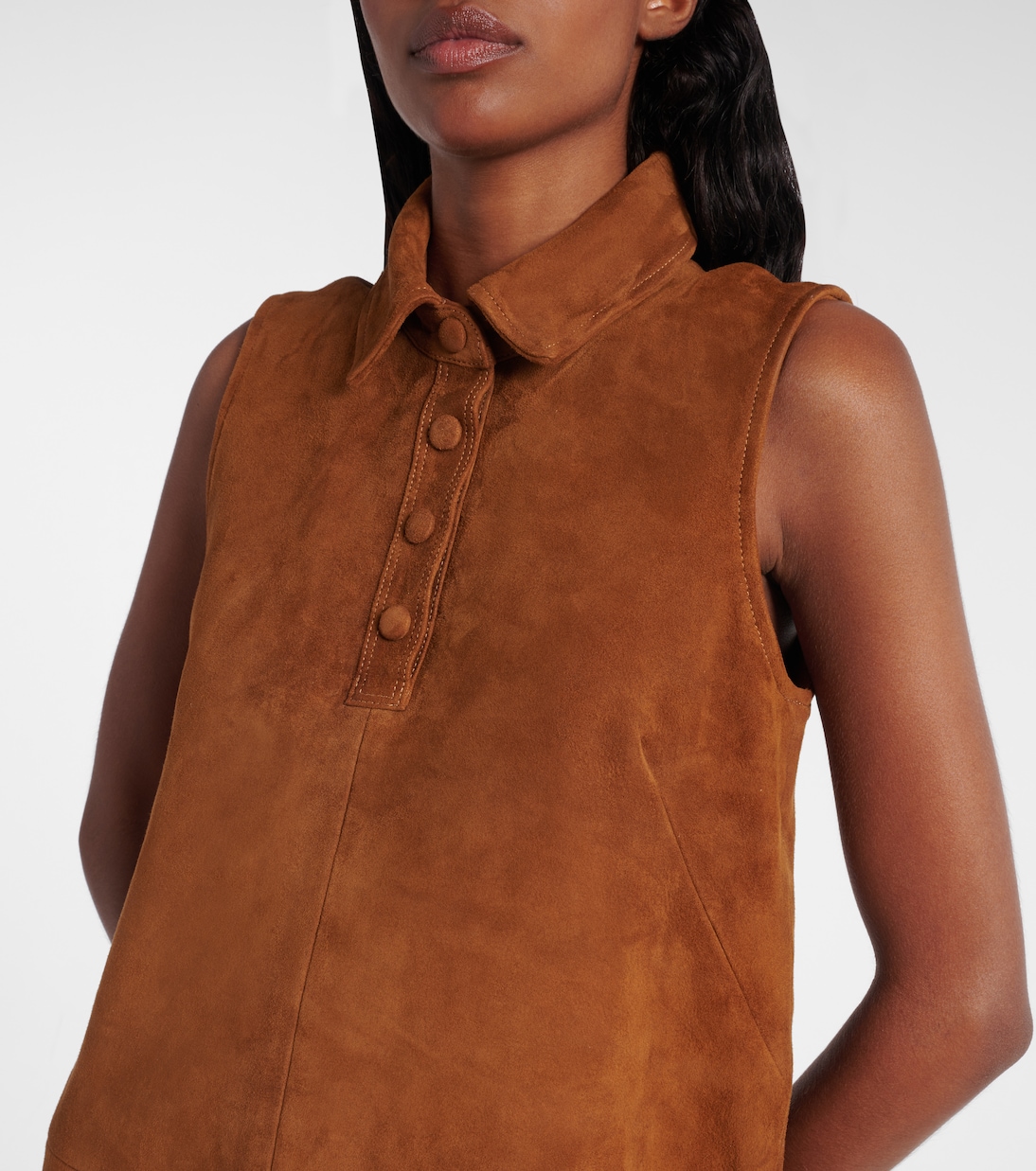 The Suede City suede minidress | Frame