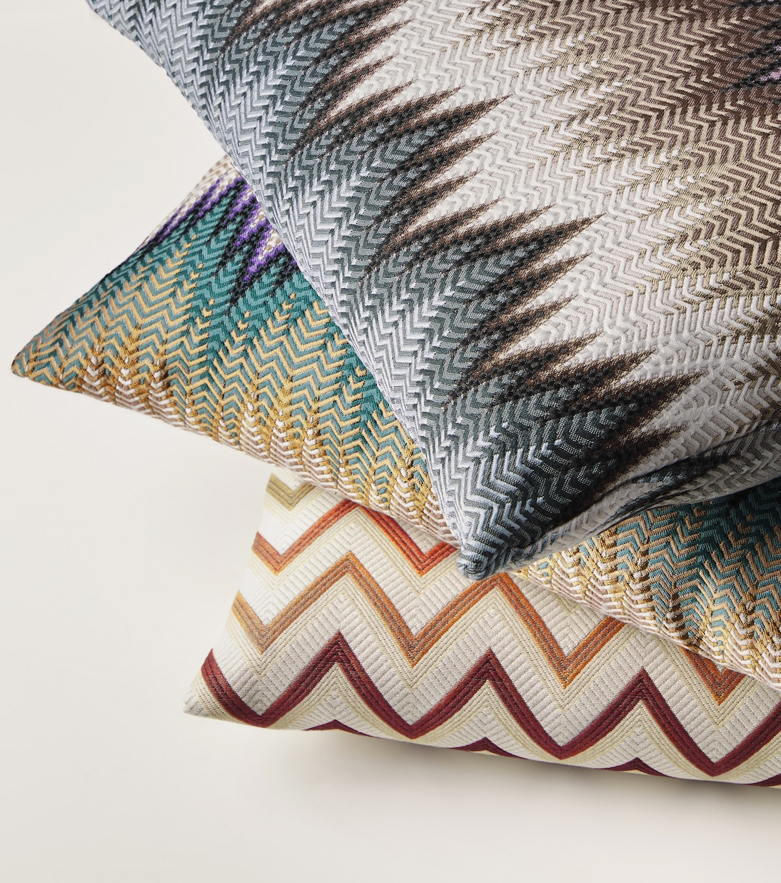 Watamu Zigzag cotton cushion | Missoni
