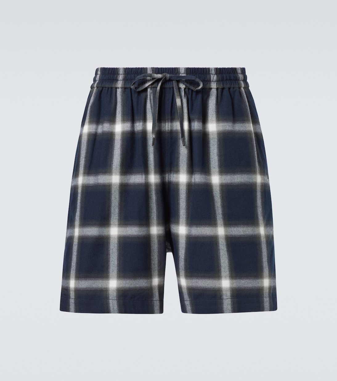 Shorts de algodón a cuadros | Acne Studios