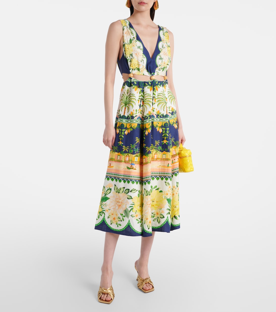 Bedrucktes Midikleid | Farm Rio