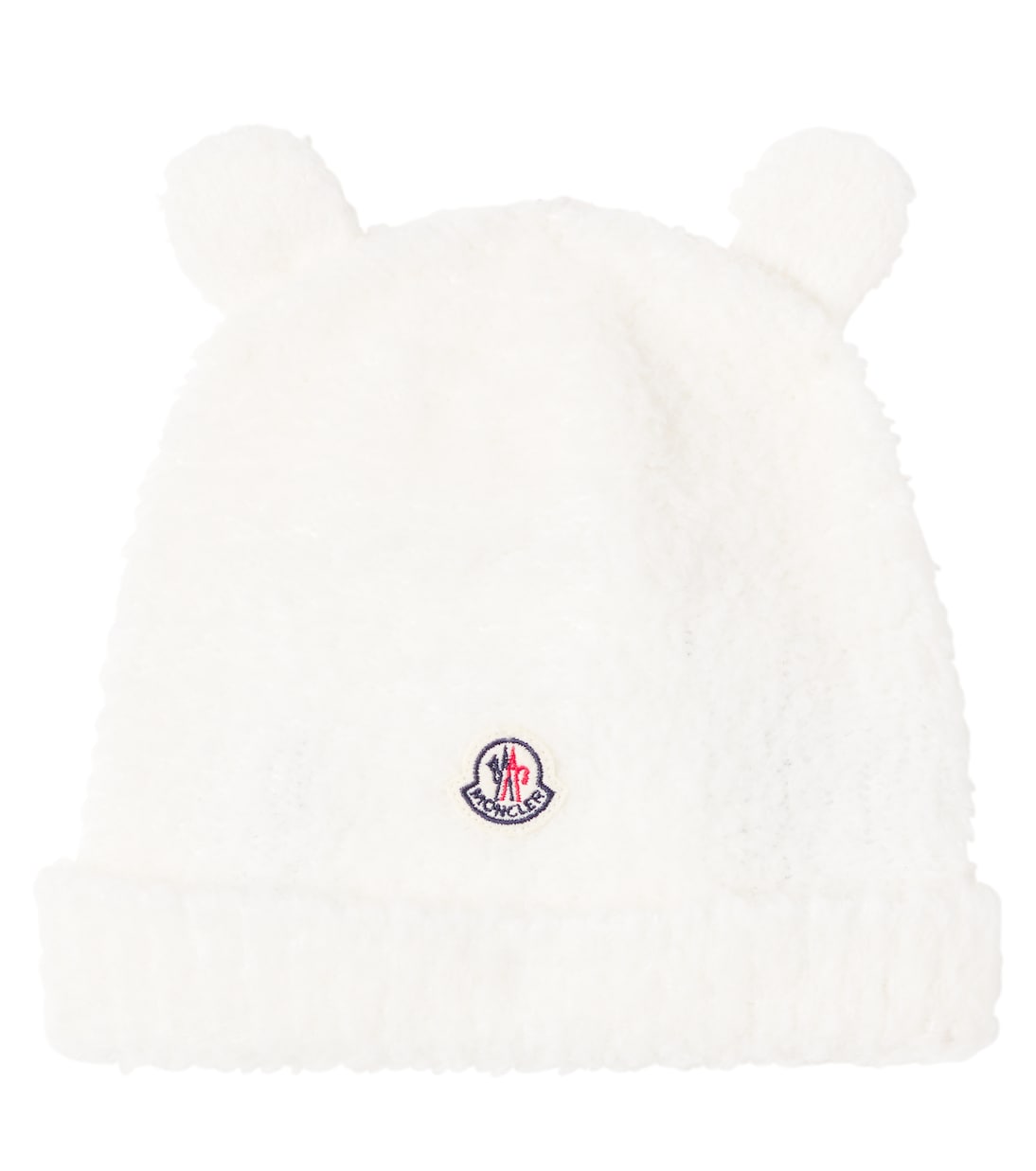 Baby logo wool-blend beanie | Moncler Enfant