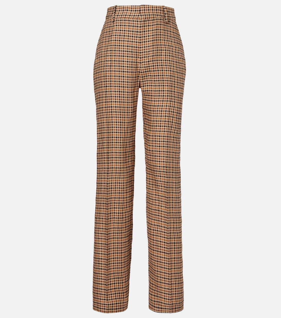 Checked linen straight pants | Polo Ralph Lauren
