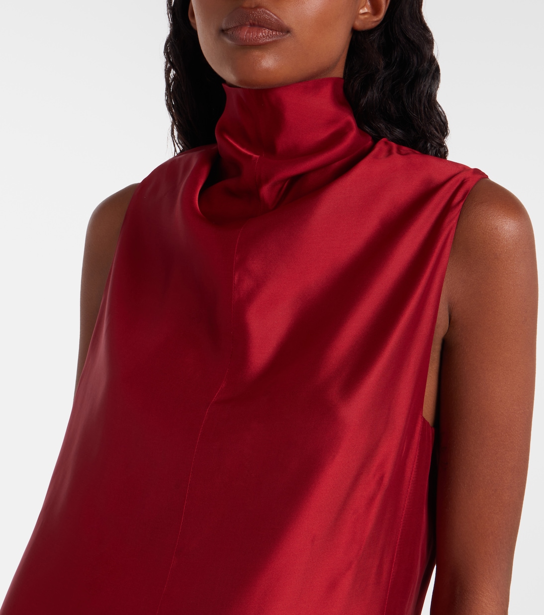 Robe Daria en satin | Khaite